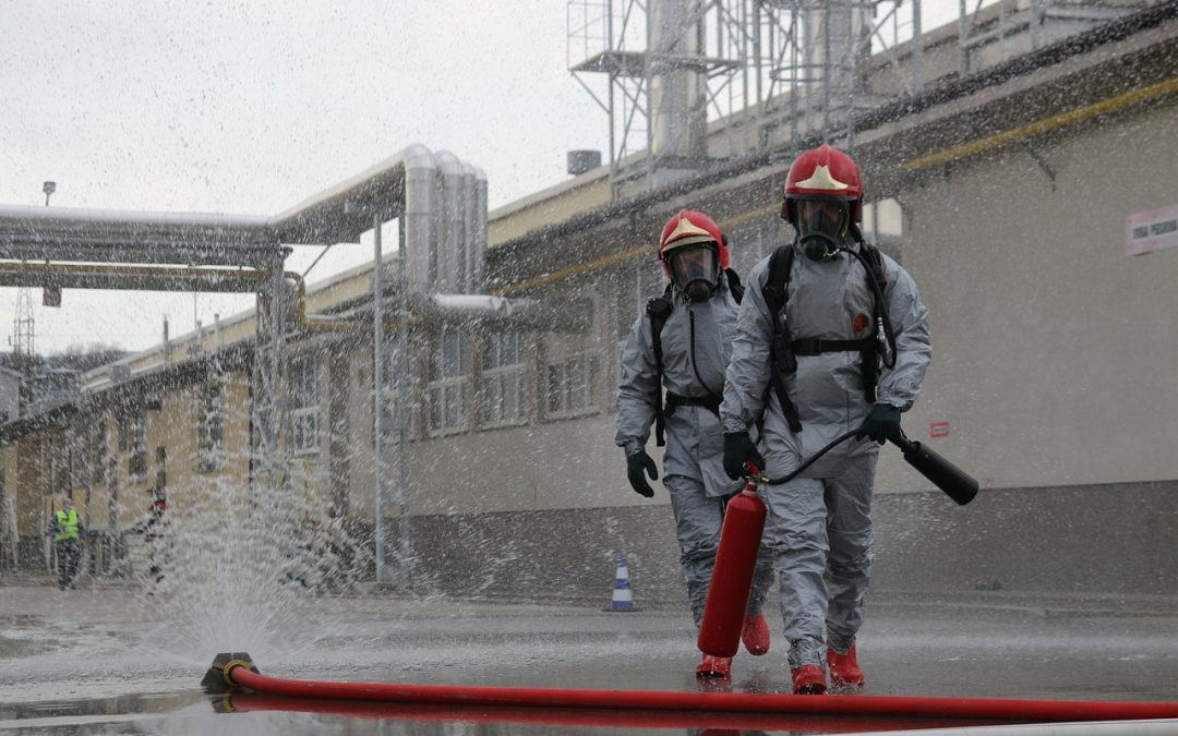 Pemadaman Cepat di Area Industri